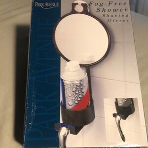 Shaving Mirror Shower fog free shatterproof 6” diameter reflective surface